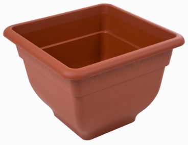 BELL POT SQUARE PLANTER TERRACOTTA 38CM