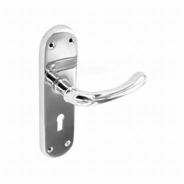 HANDLES LATCH LOCK ROSA CHROME SMITHS