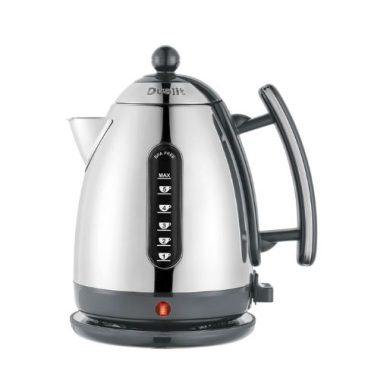 Dualit – Jug Kettle – Stainless Steel with Black Trim 1.5L