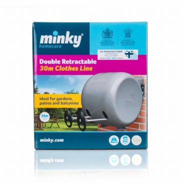 MINKEY RETRACTABLE CLOTHES LINE TWIN LINE