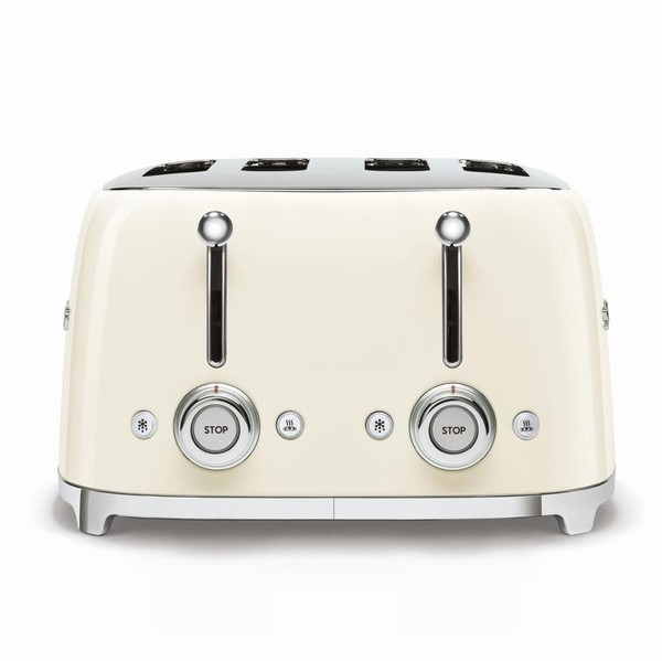 Smeg Retro Cream Toaster 4 Slice David Neill Mica