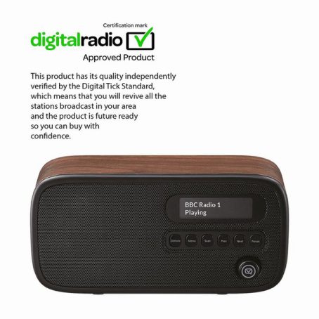 DEXTER DAB/FM RADIO WALNUT - Image 3