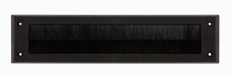 WOODSIDE LETTERBOX DRAUGHT EXCLUDER BROWN - Image 2