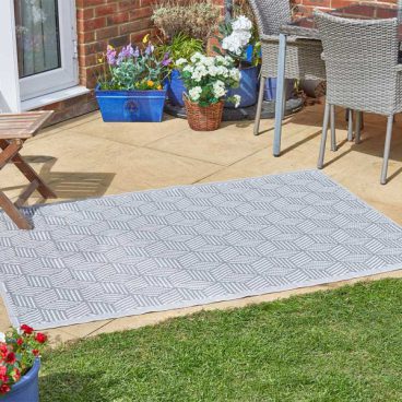 RUG ALFRESCO ILLUSION SLATE 120 X 180CM