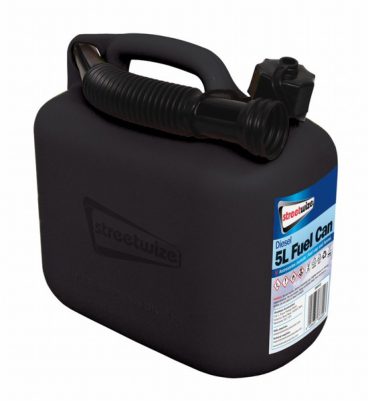 PETROL CAN BLACK DIESEL FUEL CAN