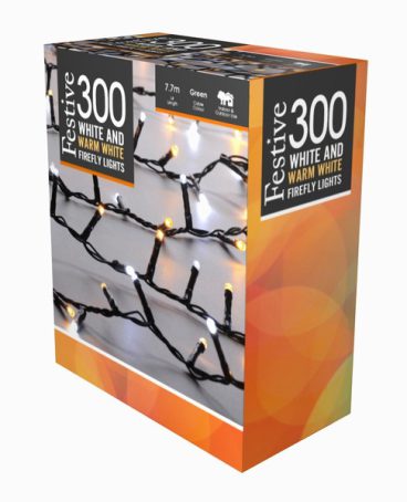 Festive – 300 LED Firefly Lights Warm & White