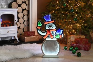 Festive – LED Snowman Infinity Light – 56cm