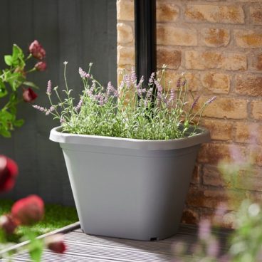 CLEVER POTS DOWNPIPE PLANT POT CHARCOAL