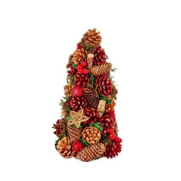 Three Kings – Pinecone & Berries Tree 33cm