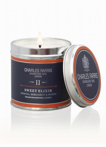 Sweet Elixir Tin Candle | Mimosa, Bergamot & British Honey