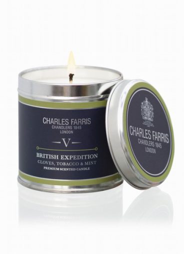 British Expedition Tin Candle | Cloves, Tobacco & Mint Tea