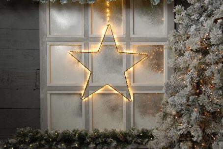 Festive - LED Star Warm White 58cm