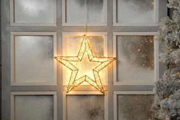 Festive – Dewdrop LED Star Warm White – 36cm