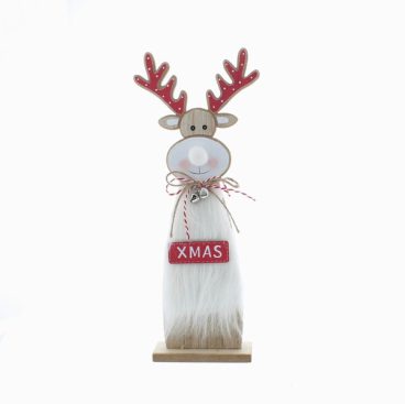 Festive – Wooden Reindeer with Beard