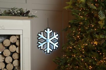 Festive – LED Snowflake Infinity Light – 40cm