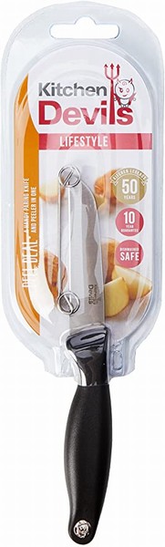 KitchenDevils – Peeler/Paring Knife