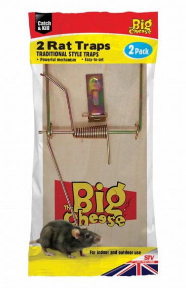 Big Cheese – Rat Trap Wooden Large 2PK