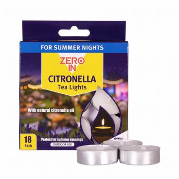 ZeroIn – Citronella Tea Lights 18PK