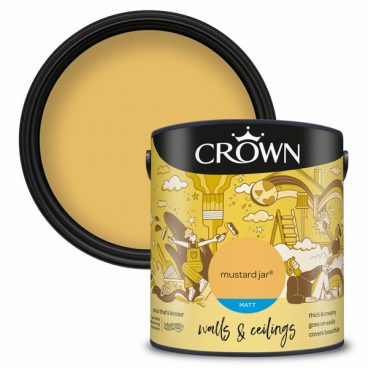Crown – Matt Emulsion Mustard Jar 2.5L