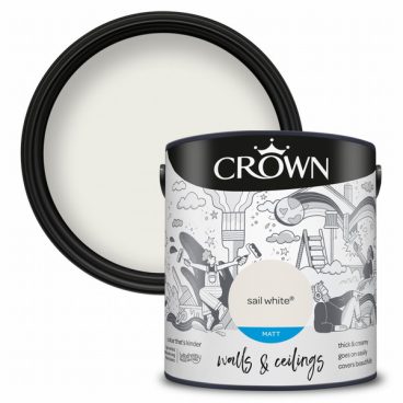 Crown – Matt Emulsion Sail White 2.5L