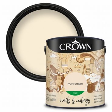 Crown – Silk Emulsion Ivory Cream 2.5L