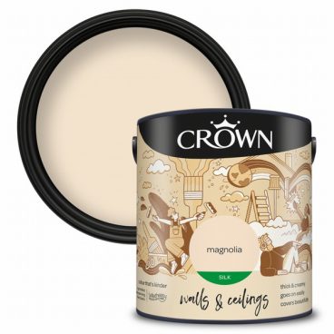 Crown – Silk Emulsion Magnolia 2.5L