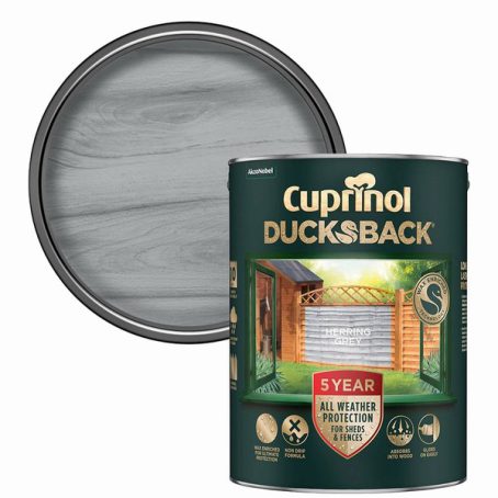 Cuprinol Ducksback - Herring Grey - 5L