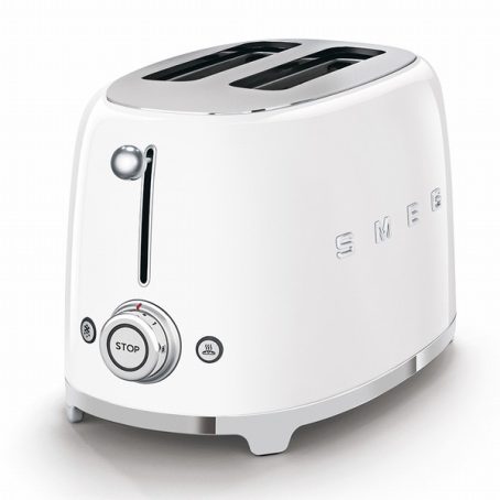 Smeg - Retro White Toaster 2 Slice