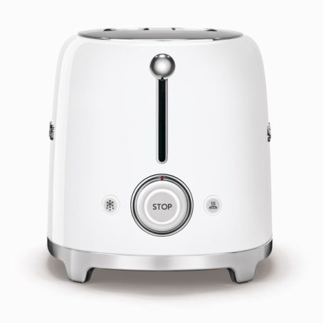 Smeg - Retro White Toaster 2 Slice - Image 2