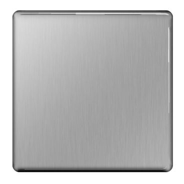 BG BLANK PLATE SINGLE (SCREWLESS)