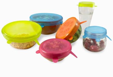 SILICONE STRETCH LIDS PK6