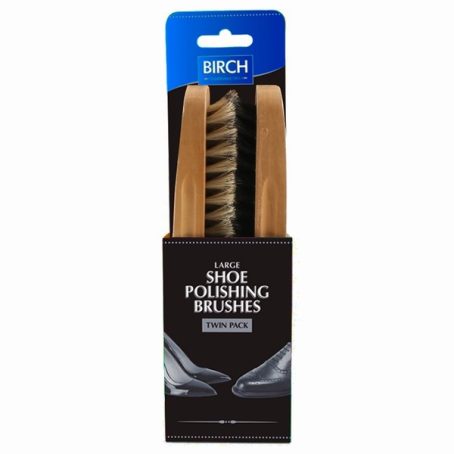 SHOE BRUSH TWIN PACK LARGE