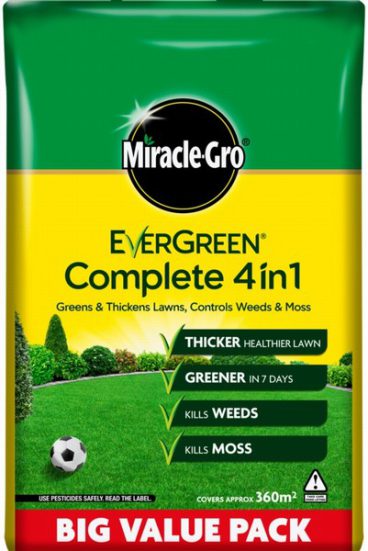 MiracleGro – Evergreen Complete 4in1 Bag 360SQM