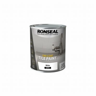 RON TILE PAINT WHITE SATIN 750ML