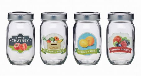 Home Made - Twist-off Lid Round Jam Jar - 480ml
