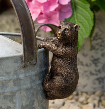 POT BUDDY BRONZE BROWN BEAR