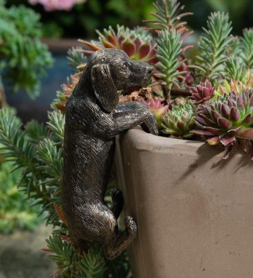 POT BUDDY BRONZE DACHSHUND