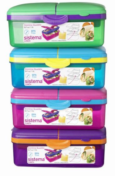 SISTEMA LUNCH BOX QUADDIE 1.5L SLIM