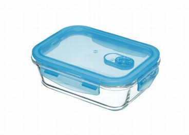 KitchenCraft Pure Seal Glass Rectangular 600ml Storage Container