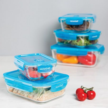 KitchenCraft Pure Seal Glass Rectangular 1.8 Litres Storage Cont - Image 2