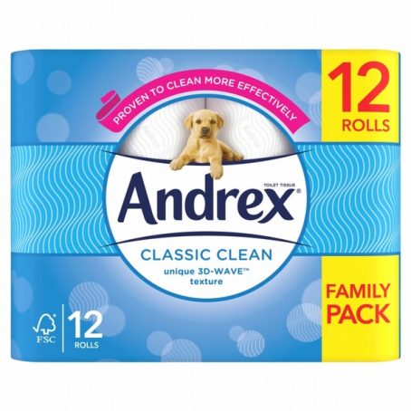 ANDREX TOILET ROLLS PK12