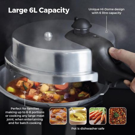 Tower - Pressure Cooker - 6L High Dome - Image 4