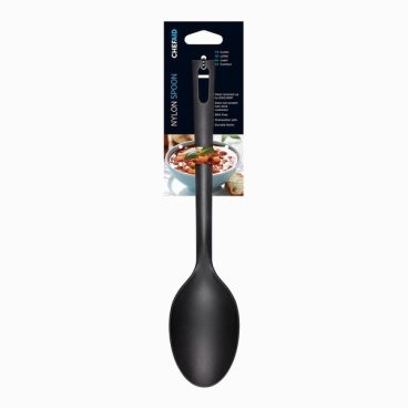 CHEFAID NYLON BLACK SPOON