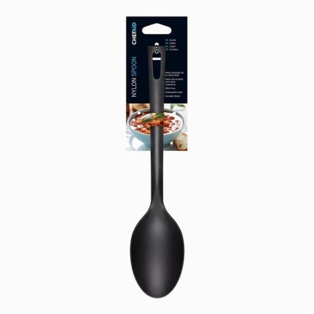 CHEFAID NYLON BLACK SPOON