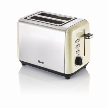 Swan – TownHouse Cream 2 Slice S/S Toaster