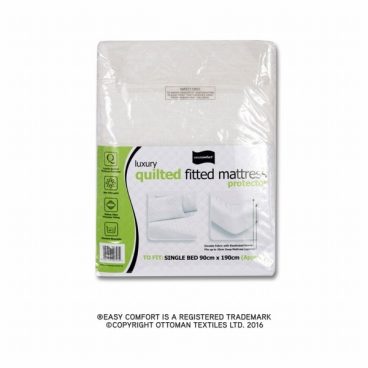 MATTRESS PROTECTOR LUXURY QUILTED SINGLE
