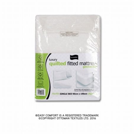 MATTRESS PROTECTOR LUXURY QUILTED SINGLE
