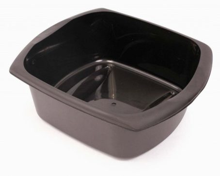 BOWL RECT BLACK 9.5L