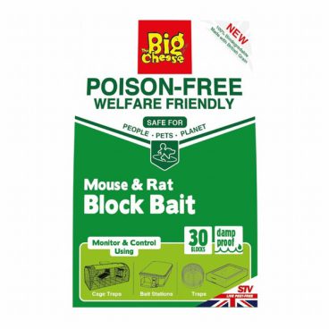 Big Cheese Poison Free Mouse Rat Block Bait 30x10g