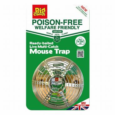 Big Cheese Poison Free Ready Baited Live Mouse Trap
